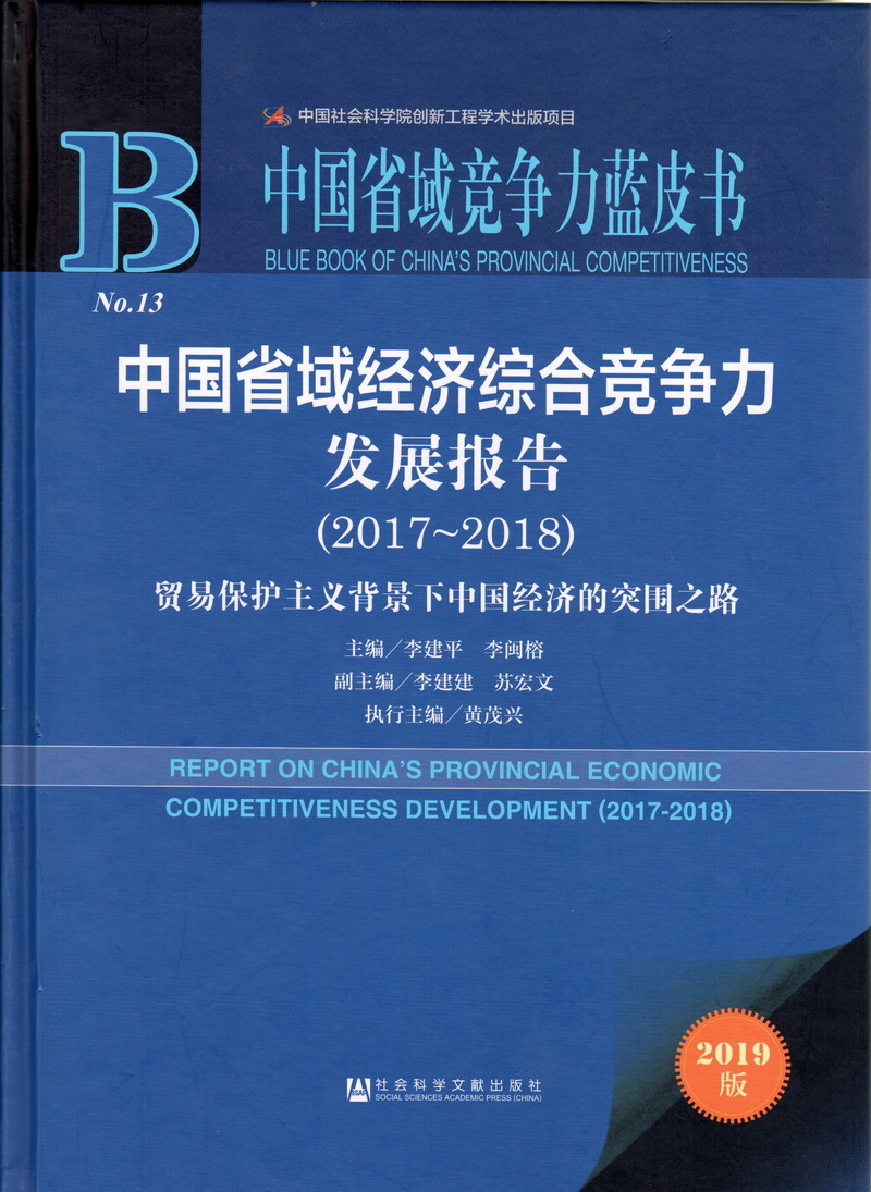 看美女操逼逼中国省域经济综合竞争力发展报告（2017-2018）